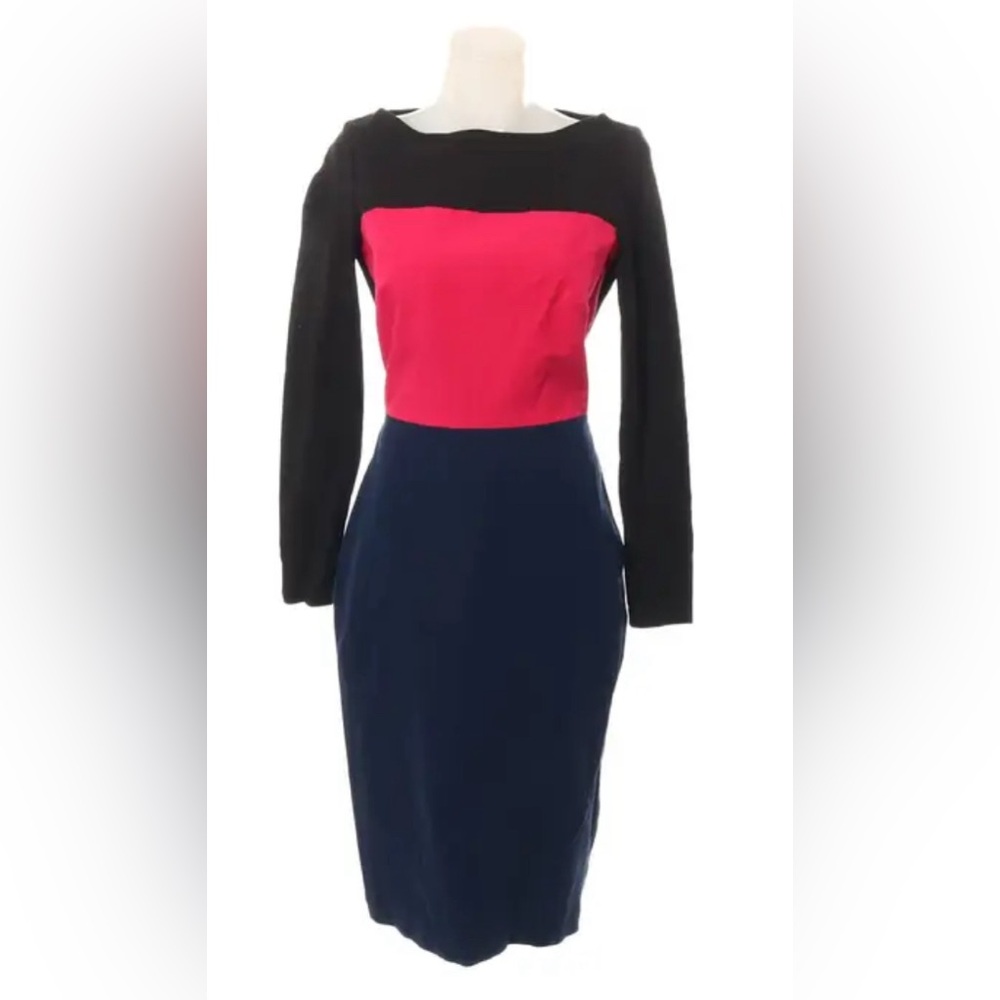 Roland Mouret forBanana Republic multicolored knee-length sheath dress